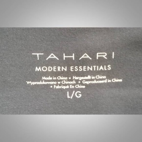 Tahari modern essentials long sleeve blouse top size medium  blue grey - Picture 3 of 4